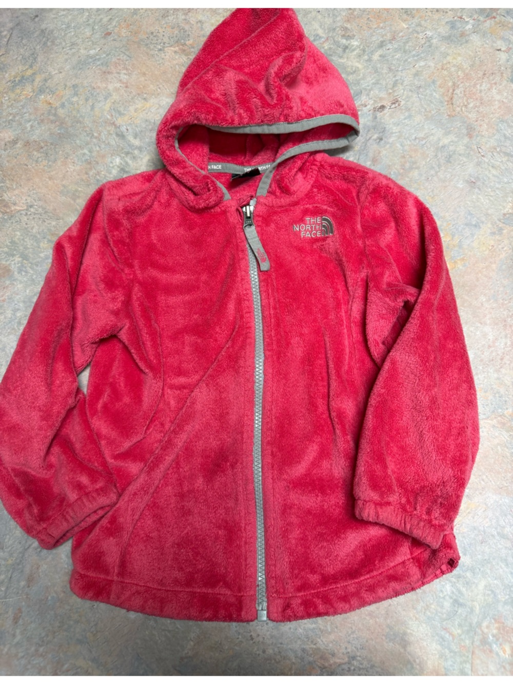 The North Face Kids fuchsia Plush Hooded Puffer Jacket